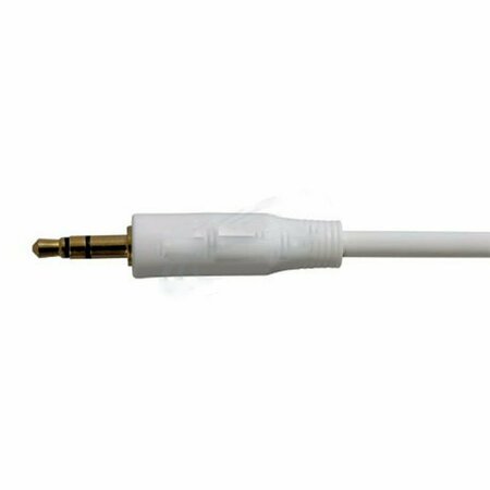 AMERICAN IMAGINATIONS 70.87 in. White Plastic MP3 Audio Cable AI-37748